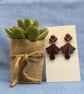 Art Deco Fan Earrings  - Image 5