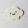 Happy Mini Cloud brooch OR Magnet