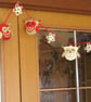 Crochet owl bunting pattern. Also use to make keyring, or single hanging owl. - Image 5