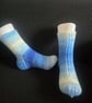 Hand knitted soft acrylic socks