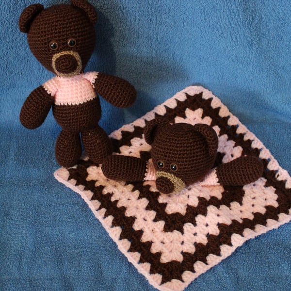 Baby's 1st teddy comforter sets