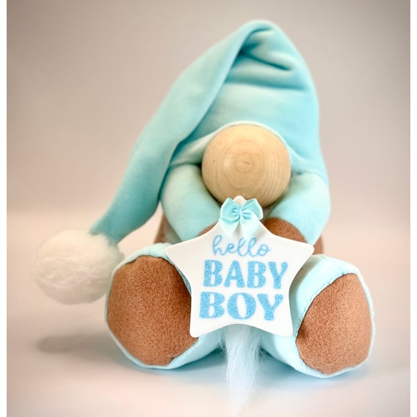 Handmade Baby Boy Nordic Gnome, Swedish Tomte,Gonk