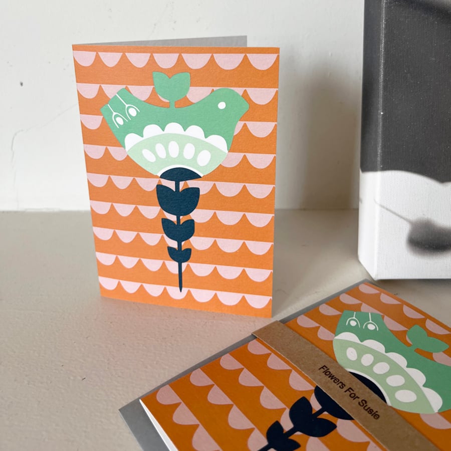 Bird Occasion card British Made