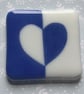 Fused Glass Heart Coasters - Image 2