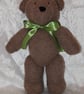Hand Knitted 100% Alpaca Big Bear - Image 1