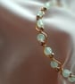 Handmade Wire Wrapped Zigzag Beaded Bangle Statement Bracelet  - Image 3