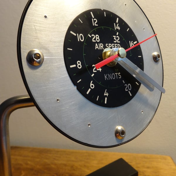 Unique small aviation themed clock