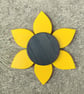 Handmade Rustic Wooden Garden Wall Sunflower
