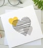Scandi Love Hearts Card - Image 1