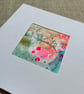Original art card, blank card, hand painted, mixed media card for art lovers - Image 3