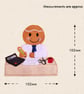 Accountant Gingerbread Decoration - Embroidered Finance Character - Image 4