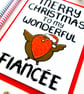 Christmas Card for Fiancee Merry Christmas to my Wonderful Fiancée   - Image 7