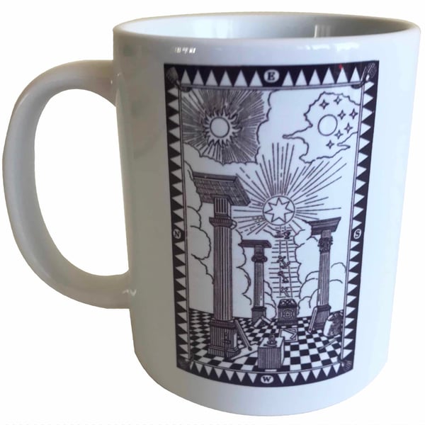 First Degree Tracing Board - Masonic - 11oz Ceramic Mug