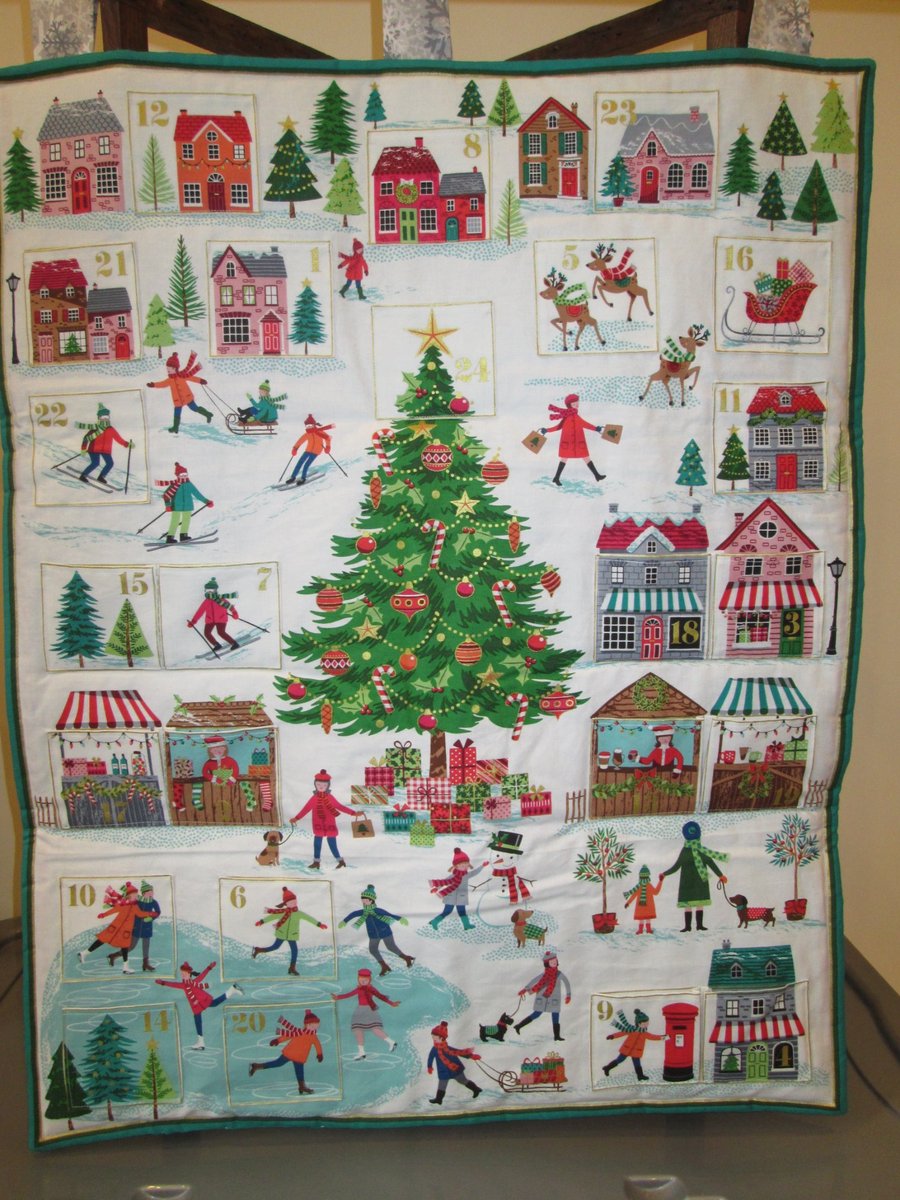 Skaters Fabric Advent Calendar