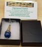Long Blue Kyanite cone pendant necklace. Reiki jewelry - Image 6