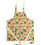 Handmade Children's Apron, Small Apron, Coloured Fruit Design 3-5 yrs-CAPR16 - Image 2