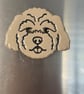 Handmade Ceramic Cavapoo Fridge magnet - Image 4