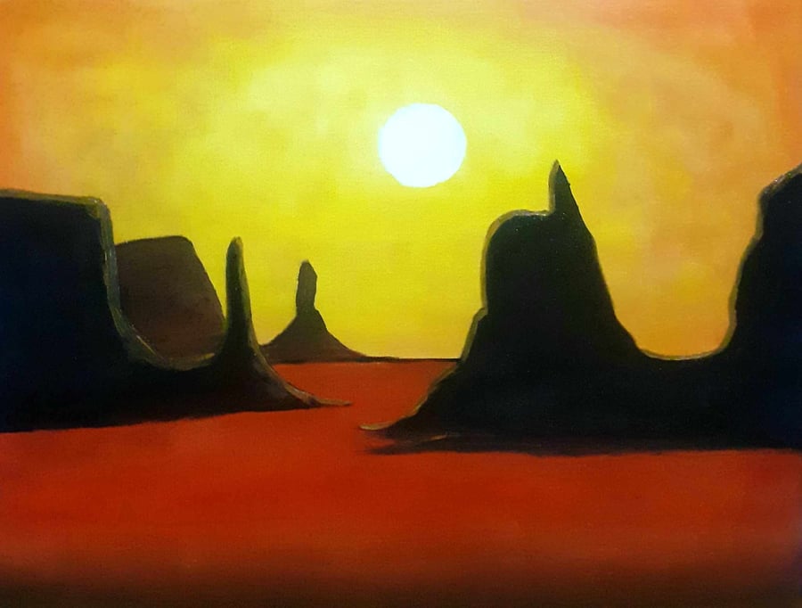 Monument Valley Original Painting