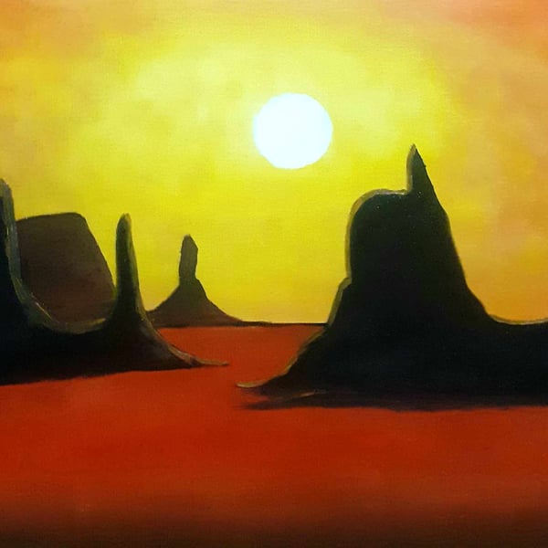 Monument Valley Original Painting