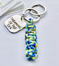 Paracord Keyring. Paracord Key Fob. Key Fob. Beach Keyring. Quote Keyring. Keys