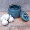 Garlic roaster or butter dish hand thrown stoneware ceramic butter dish pottery