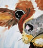 Bessy Cow Original Painting - Image 2