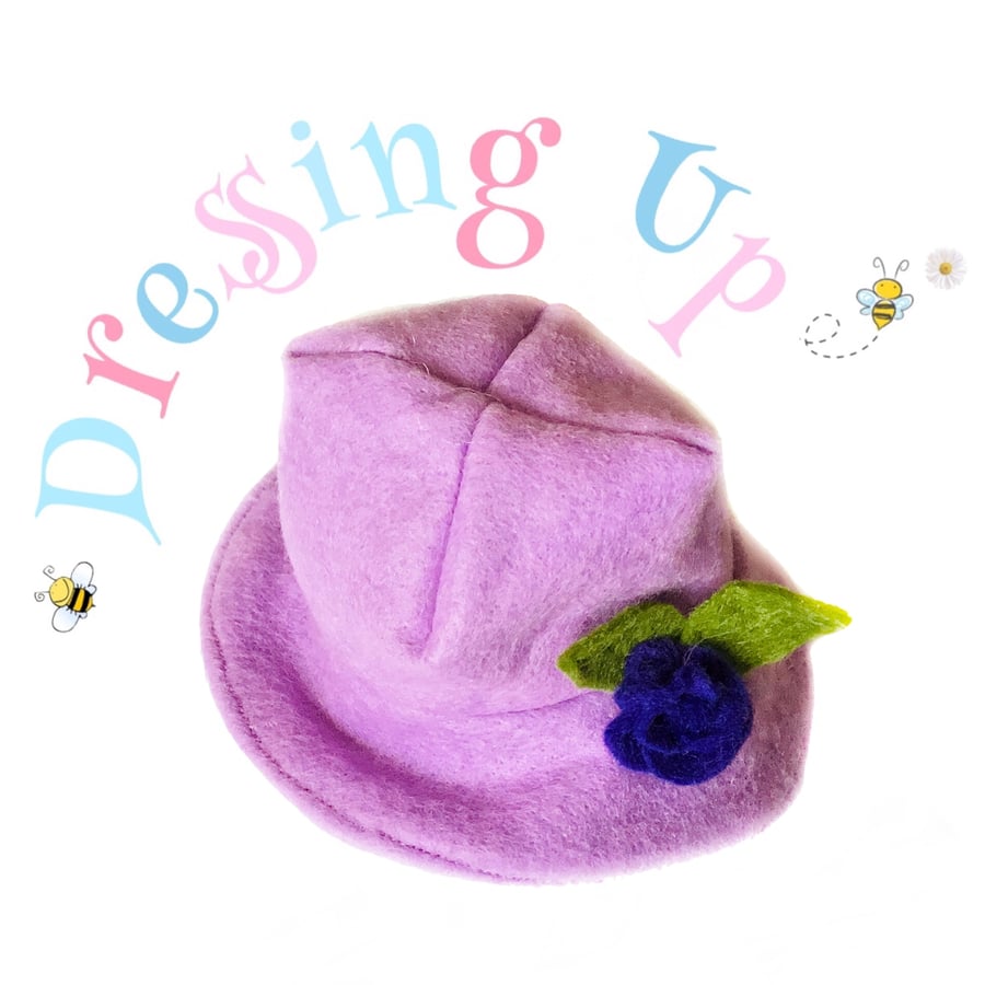 Lavender Felt Hat