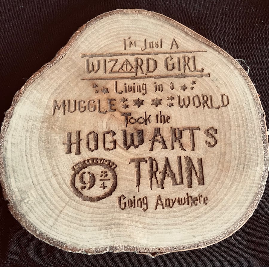 Just a Girl in a Wizard World Sign