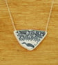 Vintage beach pottery pendant - Image 3