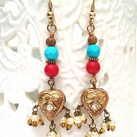 Indian Bead Earrings 