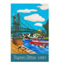 Thames Ditton travel poster print by Susie West - Image 4