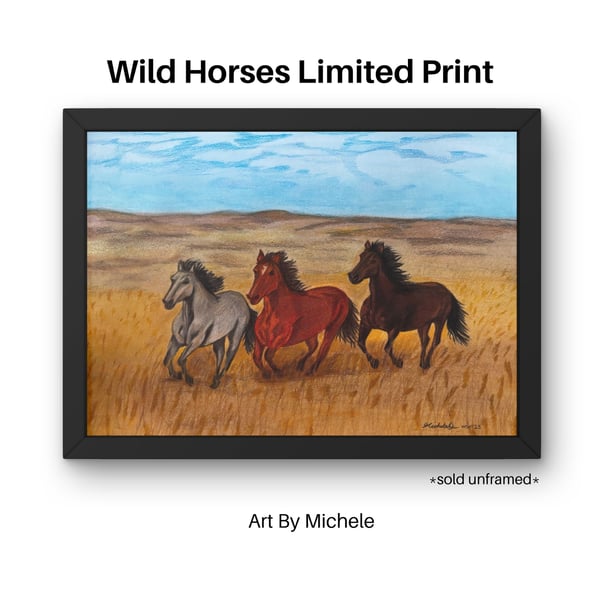 Wild Horses - Limited Print - 11x14” 