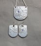 GORGEOUS ENAMELLED EARRINGS WITH STERLING SILVER FISH - Image 2