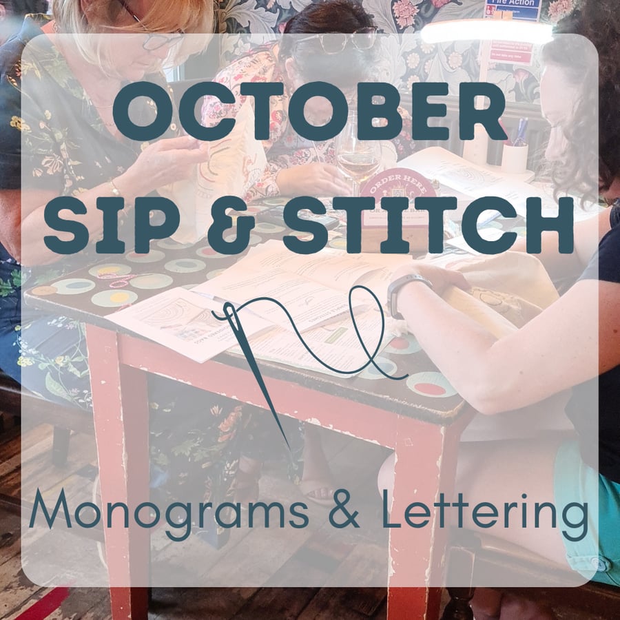 Sip & Stitch OCTOBER – Creative Workshop at Granello Lounge