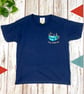 Childs 'Fill Your Cup' shirt. Children's navy blue nature lover T-Shirt - Image 1