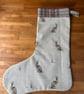 The Hare in the snow Christmas Stocking. - Image 1