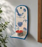 Handcrafted Clay Blue Bird Tea-light Holder