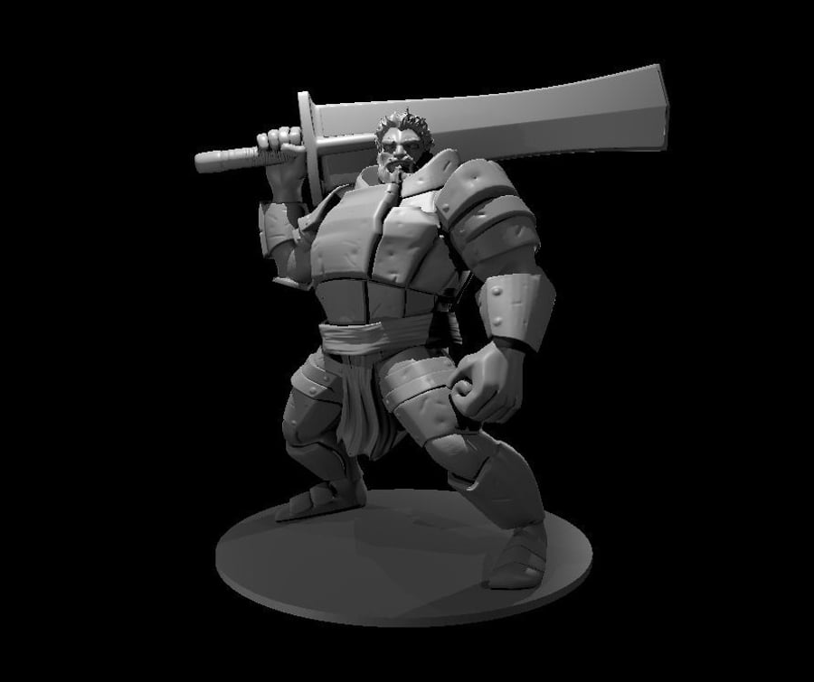 Fire Giant - 3D Printed Resin DnD Pathfinder Figure Mini Miniature