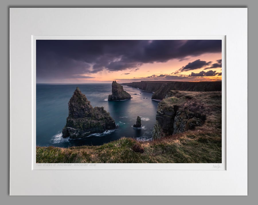 Stacks of Duncansby Caithness Scotland - A3 (50x40cm) Unframed Print