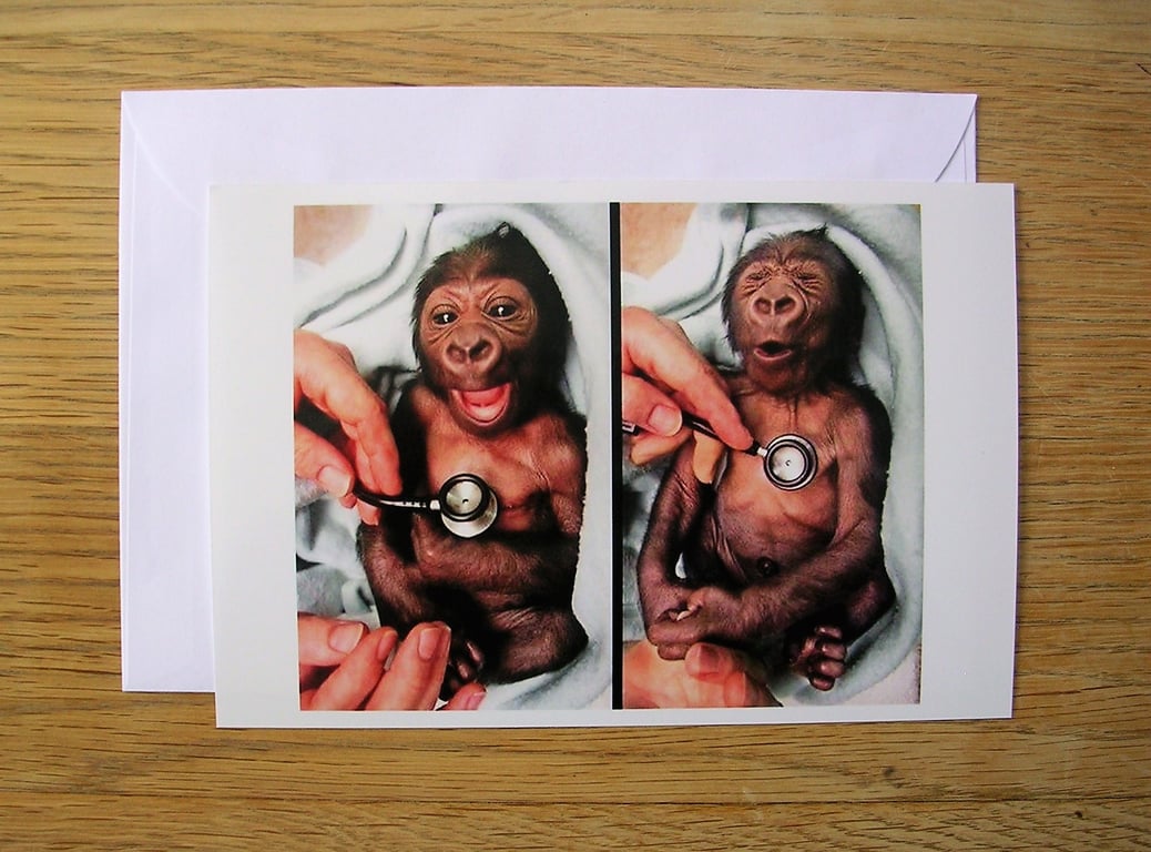 Man That's Cold! Blank Greeting Card