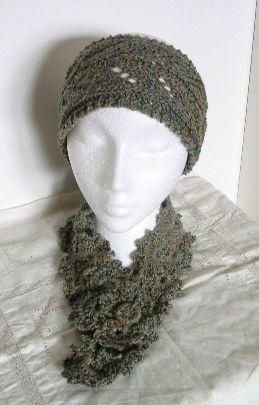 Victoria Headband and Scarflette Pattern