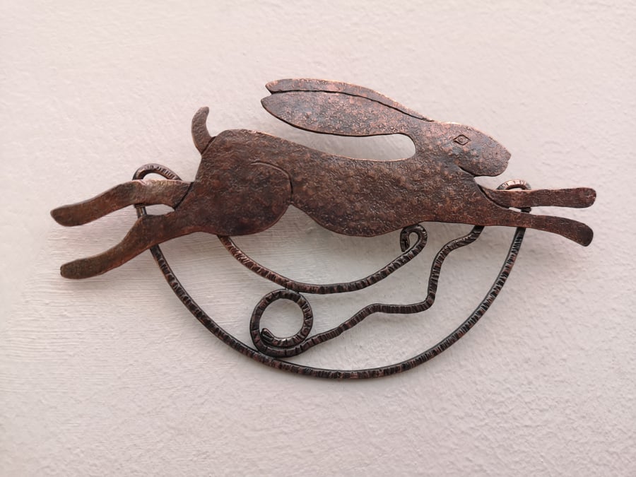 Copper Hare (Wall Art) 