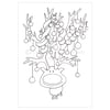 Colour-me-in Reindeer Card