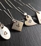 Personalized initial necklaces, letter necklaces - Image 1