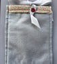 Hand Embroidered Felt Button Bag - Image 4