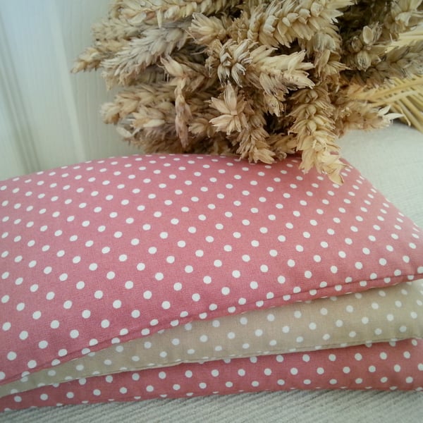 Custom special order Wheat Heat Pad in Candy Colour Spot.