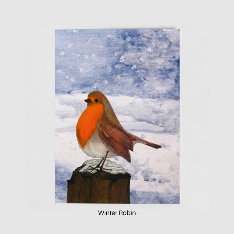 Art Greeting Cards – 10 Wildlife Designs - 7x5" Personalised Optional
