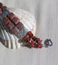 SALE - Picasso & Red Jasper Gemstone Bracelet "Red Venetian" - SALE PRICE - Image 4