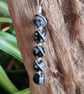 Handmade 925 Silver & Snowflake Obsidian Necklace Pendant Chain & Gift Boxed - Image 9