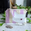 Perfectly Imperfect Candystripe Purse or Small Make Up Bag
